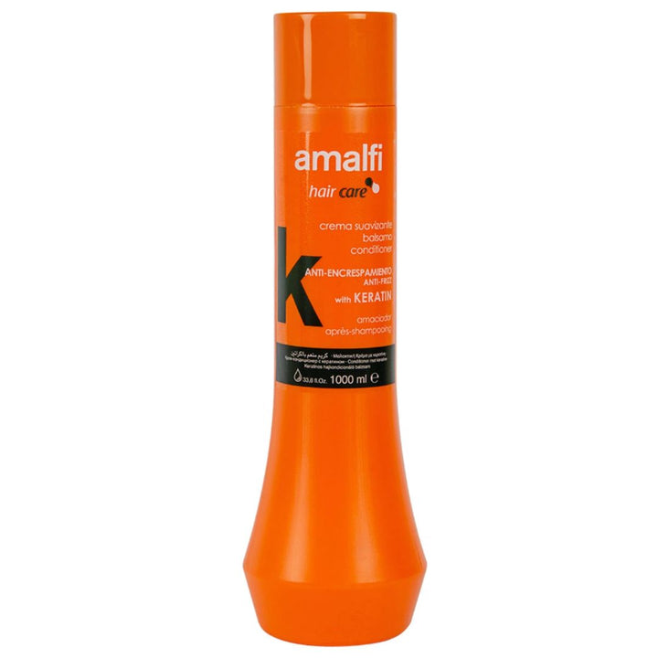 Amalfi Hair Care Shampoo Anti-Frizz with Keratin, 1000ml