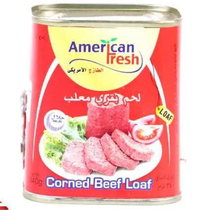 American Fresh Corned Beef Loaf, 340g