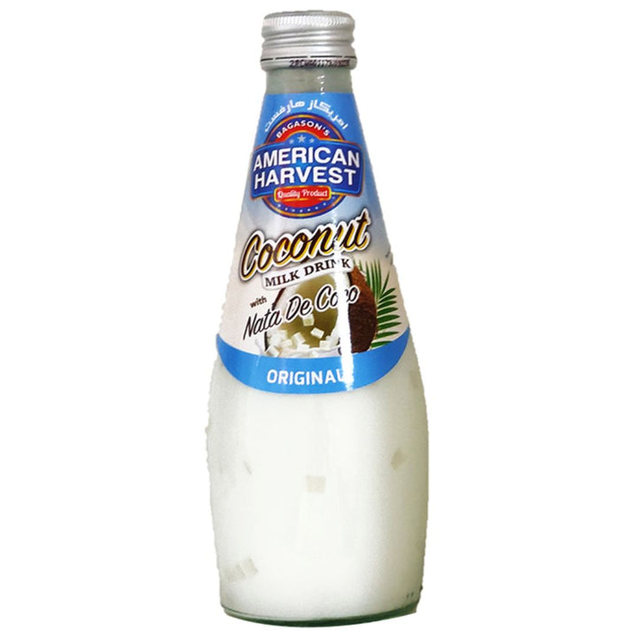 American Harvest Coconut Milk with Nata De Coco Original, 290ml