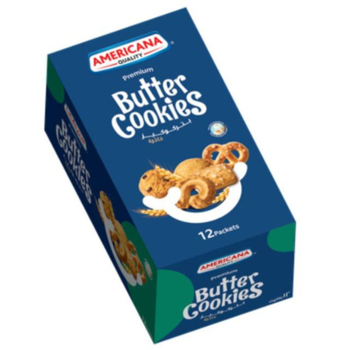 Americana Premium Butter Cookies, 12x44g