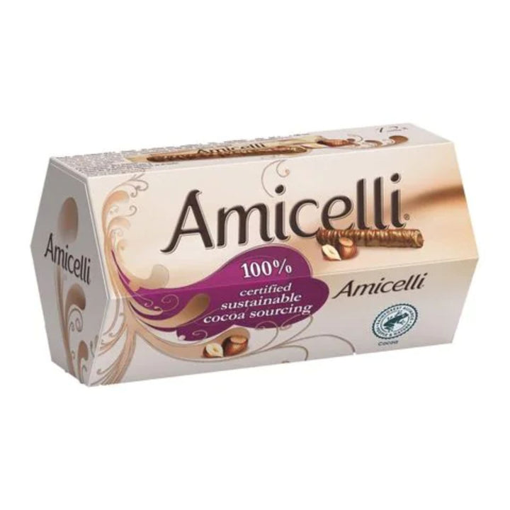 Amicelli Chocolate Covered Wafers with Hazelnut Filling, 150g