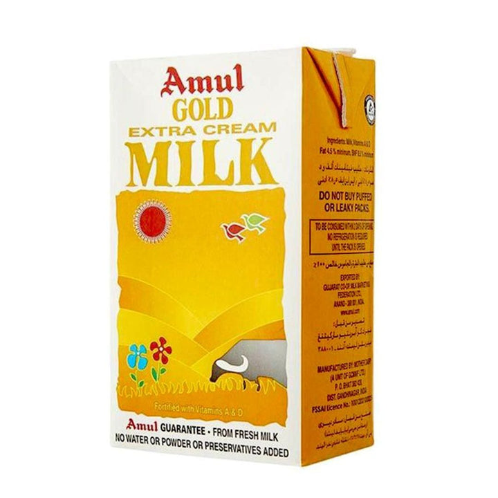 Amul Gold Extra Cream Milk, 1ltr