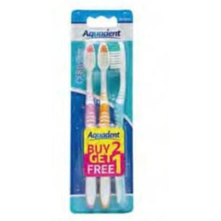 Aquadent Easyplus Toothbrush, 2+1pcs