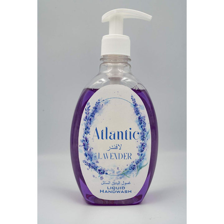 Atlantic Antibacterial Liquid Hand Wash Gel with Lavender, 500ml