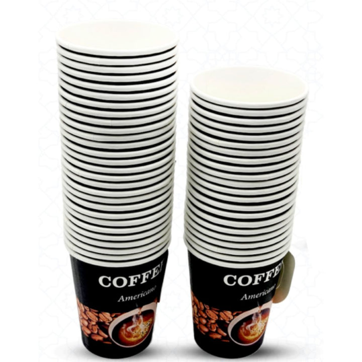 Coffee Americano Paper Cup, 50 Pcs