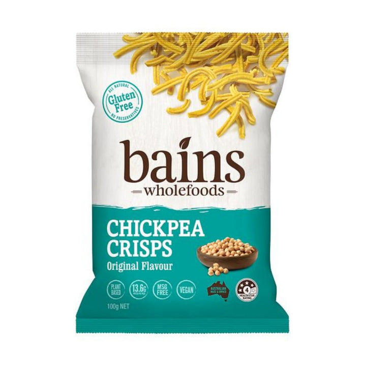 Bains Wholefoods Original Chickpea Crisps, 100g