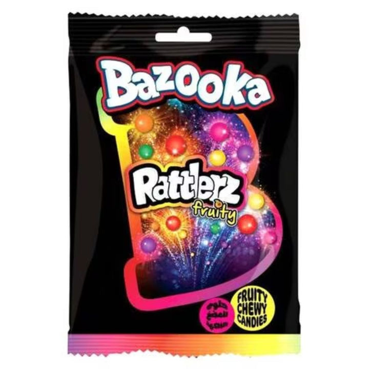 Bazooka Rattlerz Fruity Chew Candies, 120g