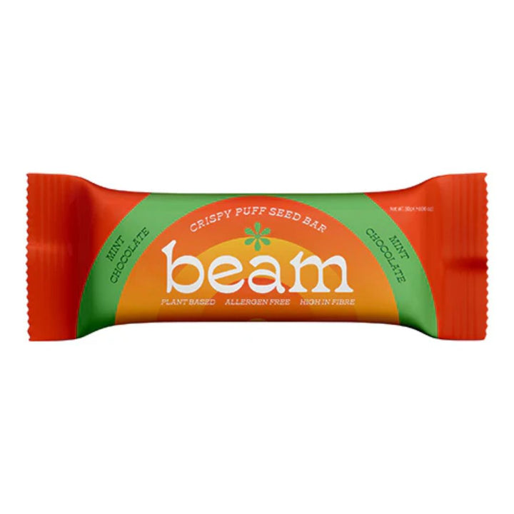 Beam Crispy Seed Based Bar Mint Chocolate, 30g