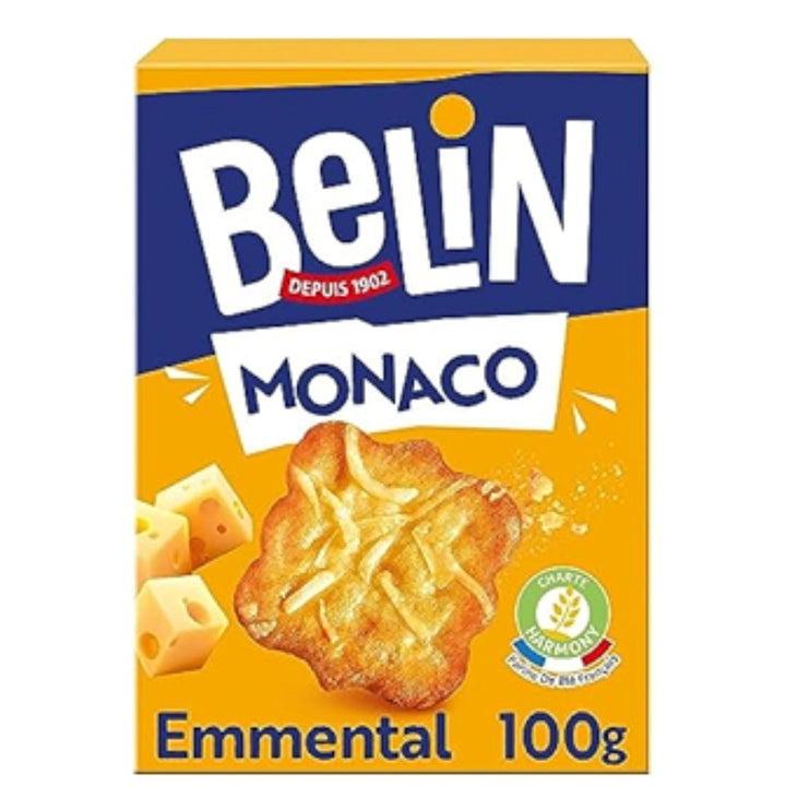 Belin Crackers Monaco Emmental, 100g