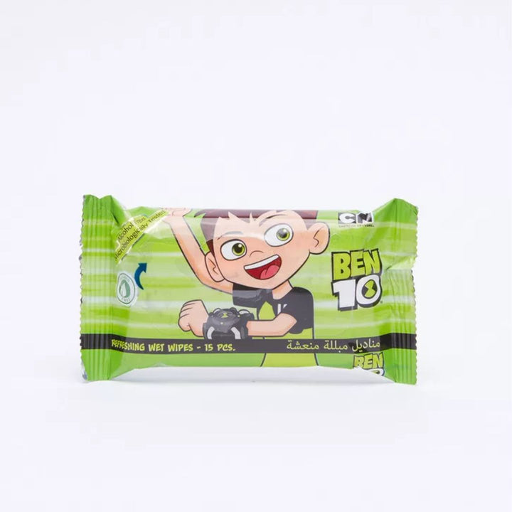 Ben 10 Baby Wipes, 15pcs