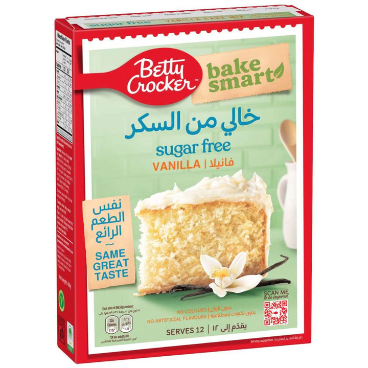 Betty Crocker Bake Smart Sugar Free Vanilla Cake Mix, 400g