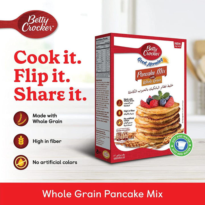 Betty Crocker Pancake Mix with Whole Grain, 500g