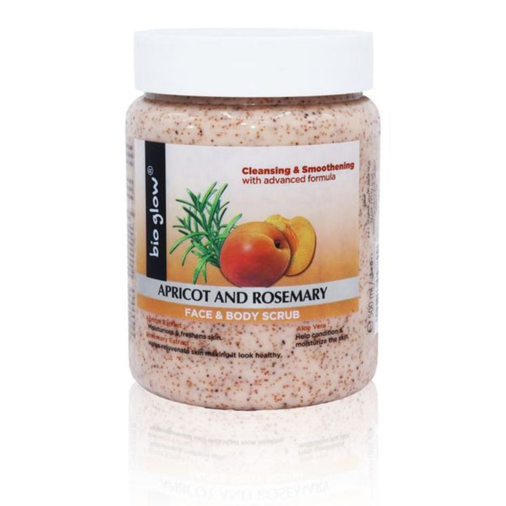 Bio Glow Apricot And Rosemary Face And Body Scrub, 500ml