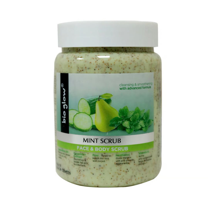 Bio Glow Mint Scrub Face And Body Scrub, 500ml