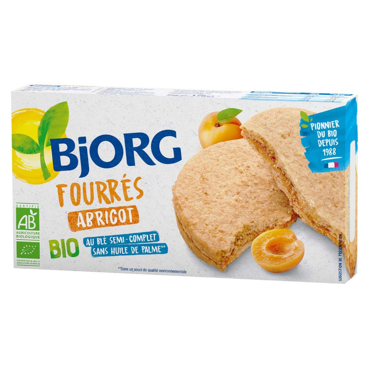 Bjorg Fourres Abricot Biscuits, 175g