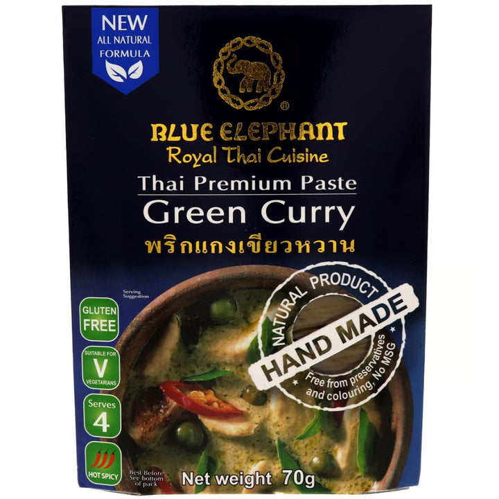 Blue Elephant Thai Premium Green Curry, 70g