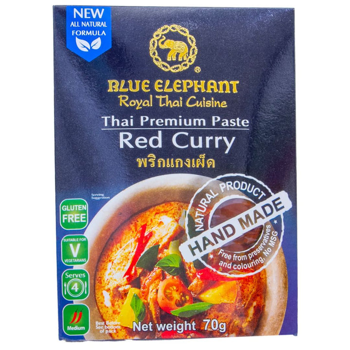 Blue Elephant Thai Premium Red Curry Paste, 70g