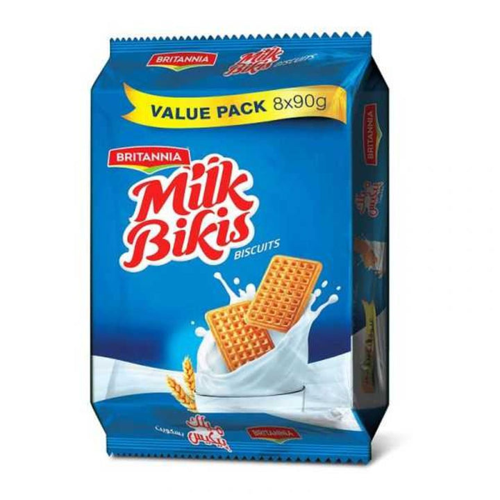 Britannia Milk Bikis, 8x90g