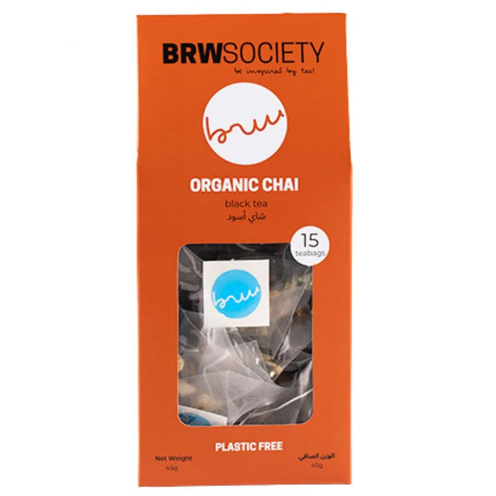 Brw Society Organic Chai Black Tea, 45g