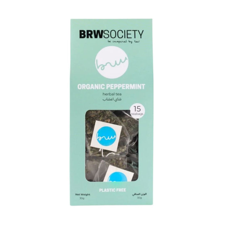 Brw Society Organic Peppermint Herbal Tea, 30g