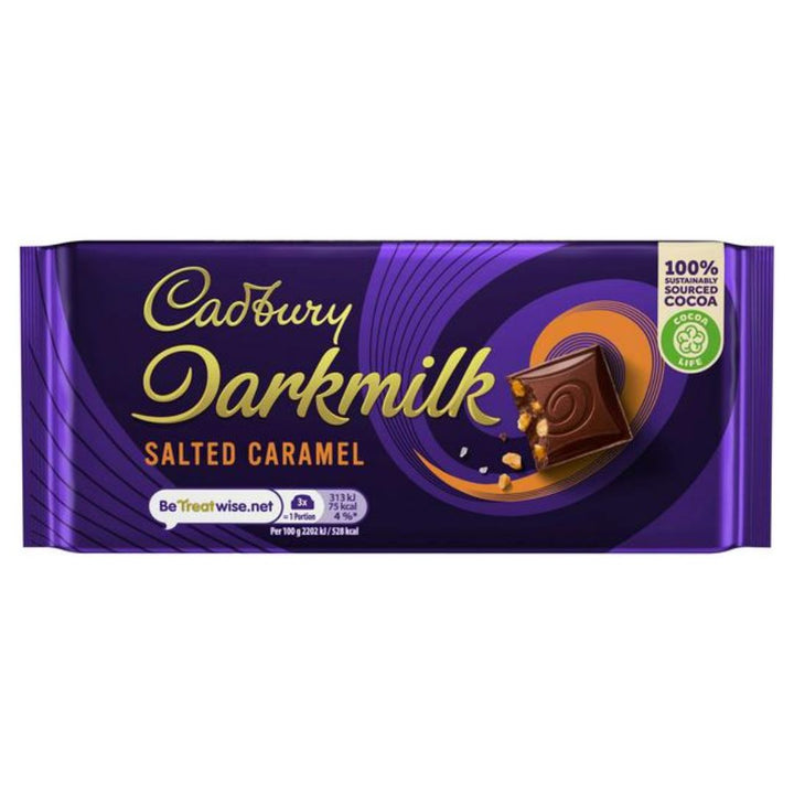 Cadbury Darkmilk Salted Caramel, 85g