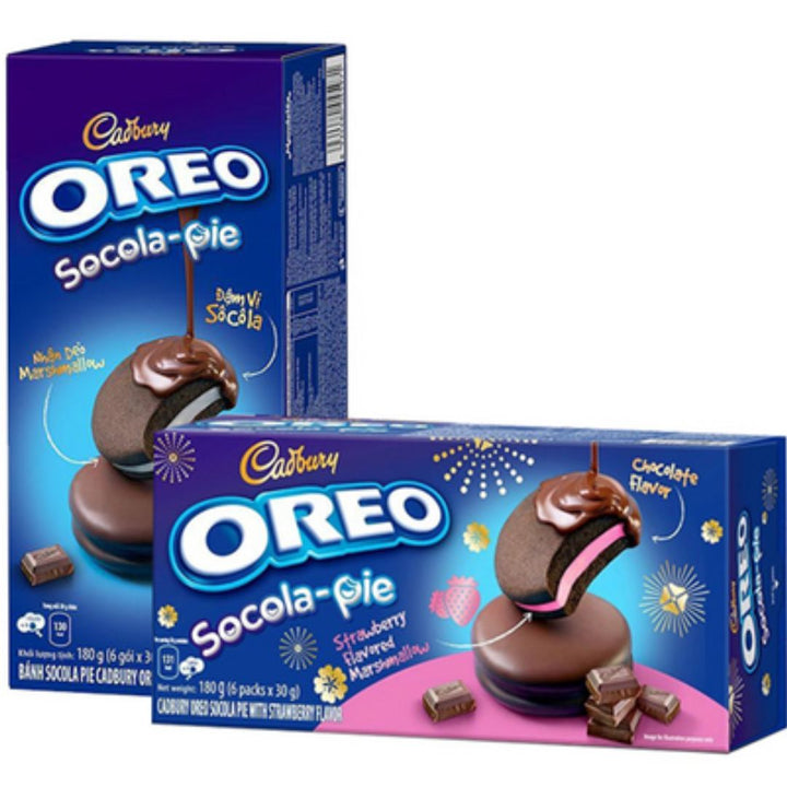 Cadbury Oreo Socola-Pie Strawberry Flavour, 180g