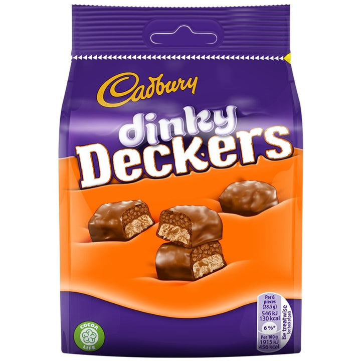 Cadbury Dinky Deckers Chocolate, 120g