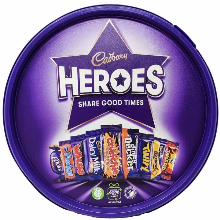 Cadbury Heroes Chocolate Tub, 600g