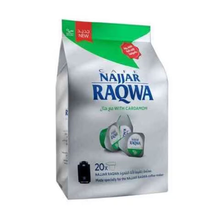 Cafe Najjar Raqwa Coffee Capsules With Cardamom, 100g