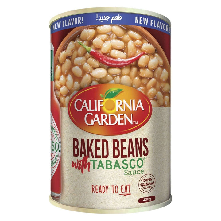 California Garden Baked Beans In Tomato Sauce With Tabasco, 400g