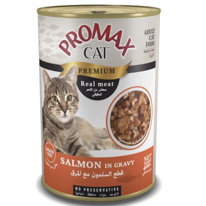 Cat Premium Real Meat Salmon In Gravy, 400G