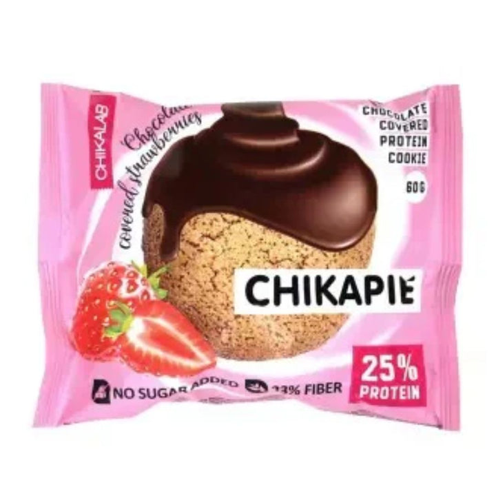 ChikaLab Chikapie Covered Strawberry Chocolate, 60g