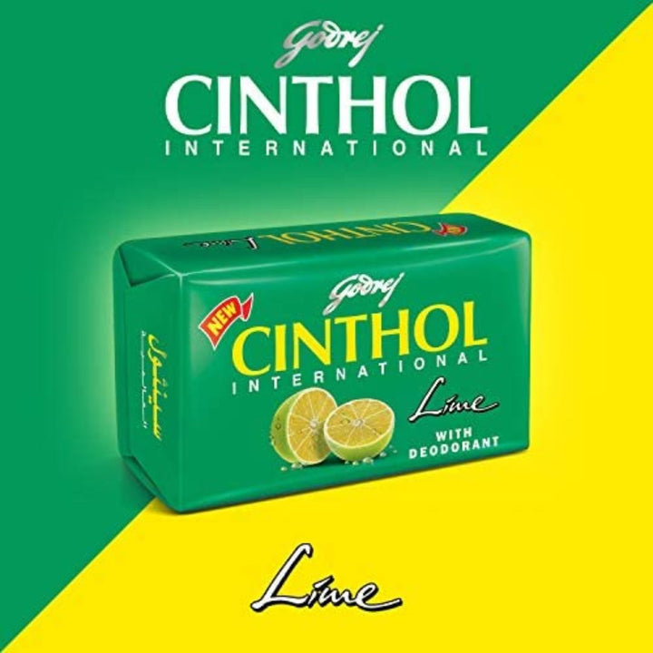 Cinthol Bath Soap Lime With Deodorant, 4x175g