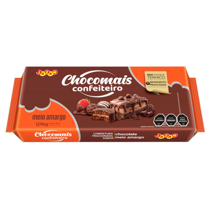 Cobertura Chocomais Top Medio Amargo,1.01 Kg