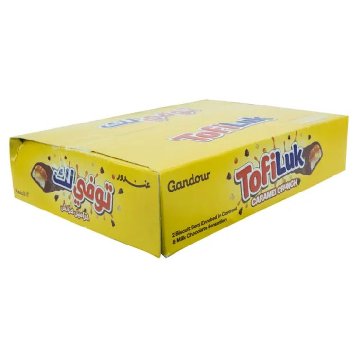 Gandour Tofiluk Caramel Crunch Chocolate, 12 x 33g