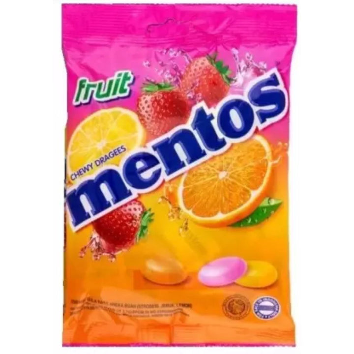 Mentos Assorted Fruit Candies, 135g