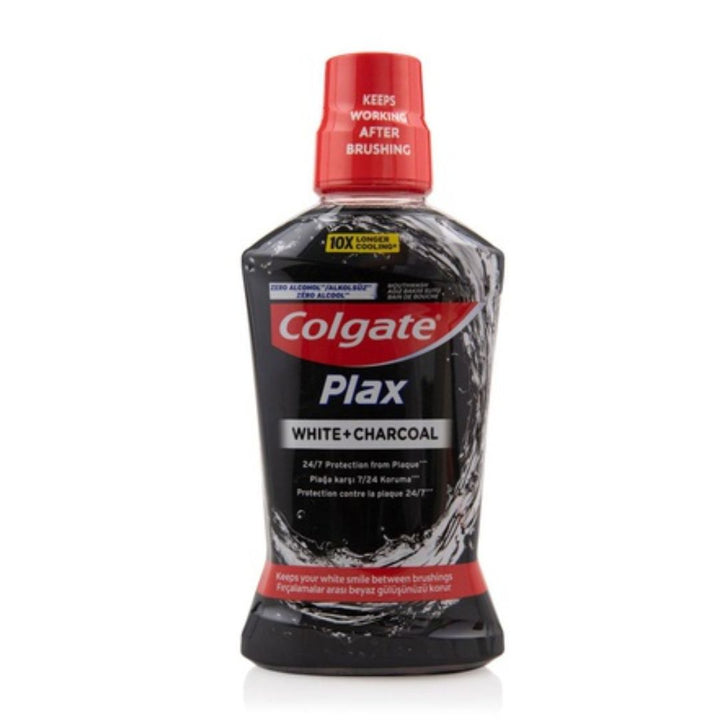 Colgate Plax Mouthwash White + Charcoal, 500ml