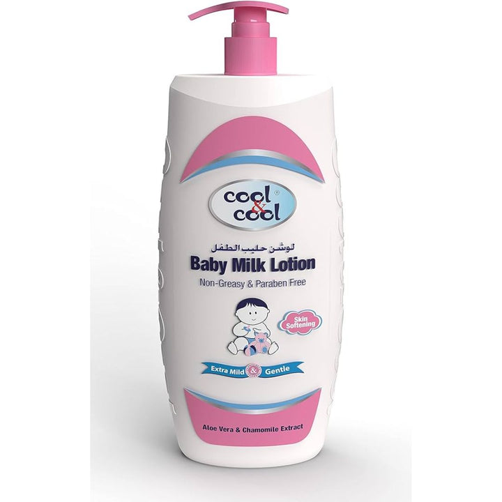 Cool & Cool Baby Milk Lotion, 1 Ltr