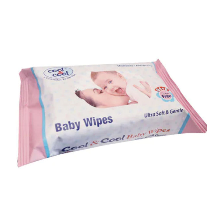 Cool & Cool Ultra Soft & Gentle Baby Wipes, 64+8 Pieces