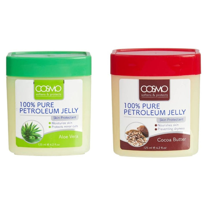 Cosmo Aloe Vera & Cocoa Butter 100% Pure Petroleum Jelly,2 x300ml