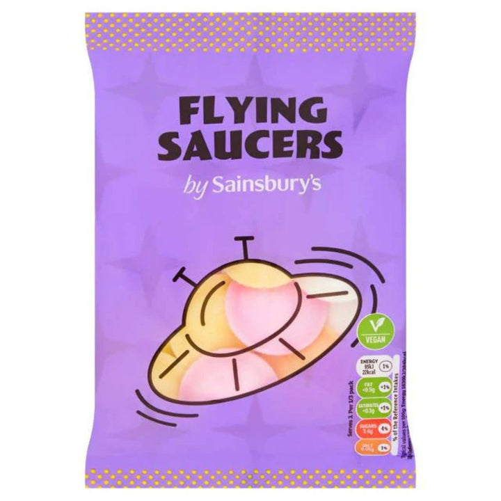 Sainsbury's Flying Saucers Sherbet Filled Wafer Sweets, 17.5g