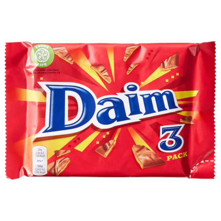 Daim 3 Pack Chocolate, 84g