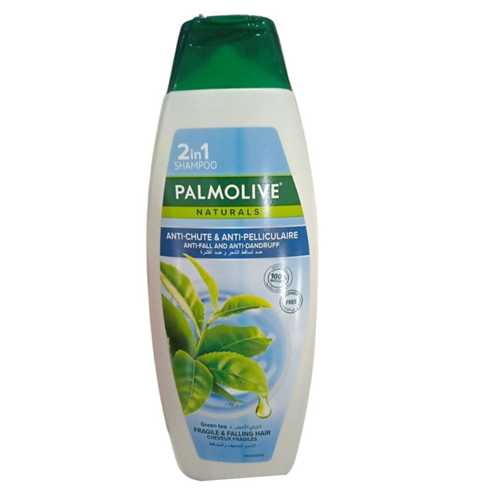 Palmolive Naturals Anti-Dandruff 2in1 Shampoo with Green Tea Anti-Fall and Anti-Dandruff, 380ml