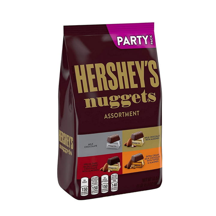 Hershey's Nuggets Assorted Chocolate Candy, Party Bag, 893g