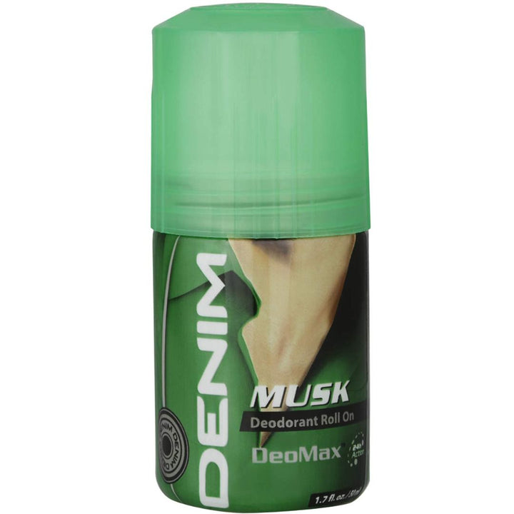 Denim Musk Deodorant Roll On For Men, 50ml