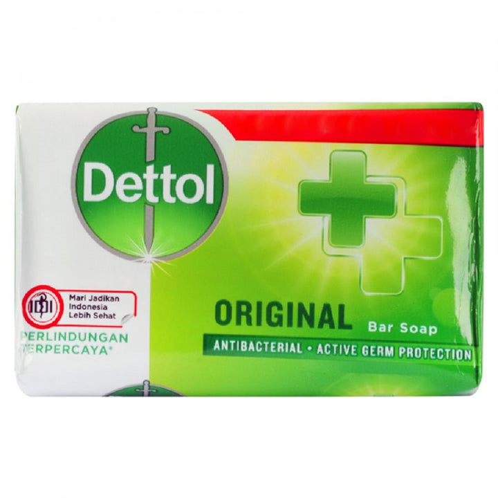 Dettol Original Antibacterial Active Germ Protection Bar Soap, 6x100g