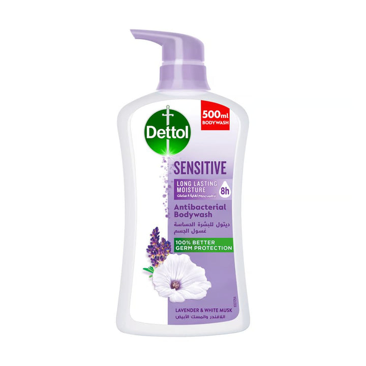 Dettol Sensitive Lavender & White Musk, 500ml