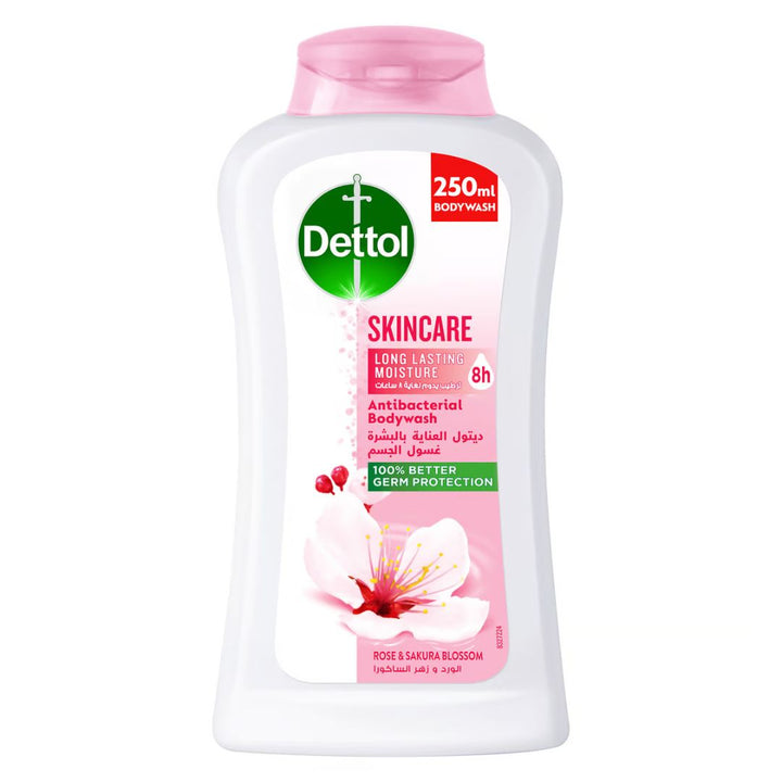 Dettol Skincare Rose & Sakura Blossom Body Wash, 250ml