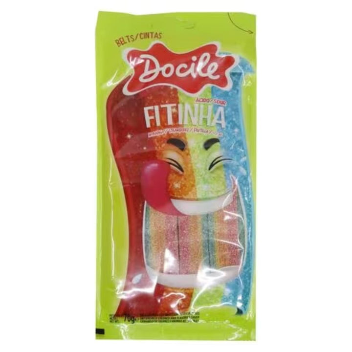 Docile Fitinha Strawberry Sour Belt, 70g