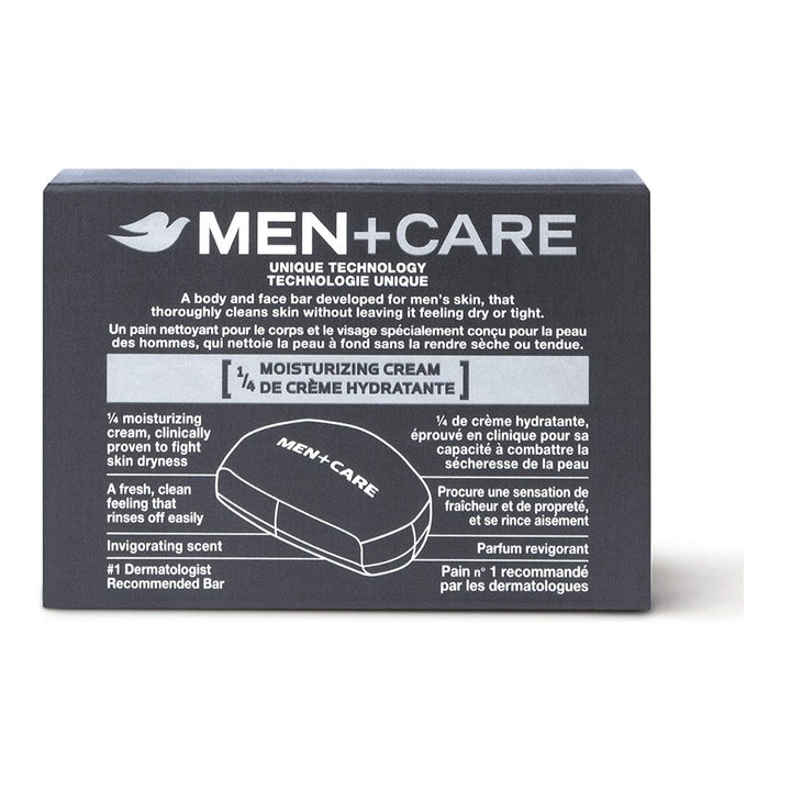 Dove Men Care Body + Face Bar Soap Extra Fresh Invigorating Formula, 4*100g